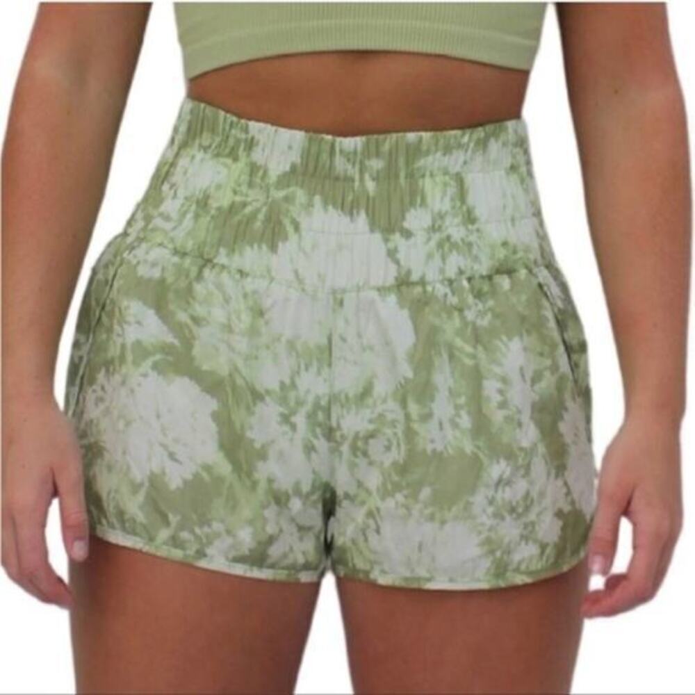 Free people movement The Way Home hybrid, short in marbled green